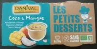 Mängden socker i Dessert Coco & Mangue