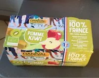 Mängden socker i Purée 100% France Pomme & Kiwi