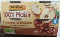 Mängden socker i Compote pomme chataigne