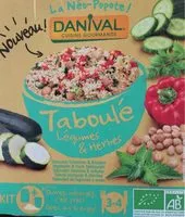 Mängden socker i Taboulé légumes et herbes