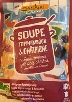 Mängden socker i Soupe topinambour chataigne