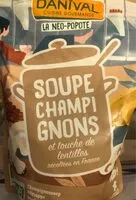 Mängden socker i Soupe Champignons et touche de lentilles