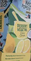 Mängden socker i Dessert végétal coco citron - La néo popote