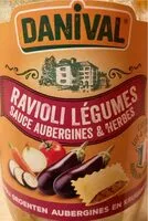 Mängden socker i Ravioli legumes sauce aubergines et herbes