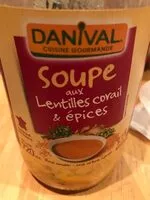 Mängden socker i Soupe aux Lentilles corail et epices