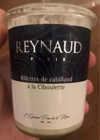 Mängden socker i Rillettes de cabillaud à la Ciboulette