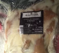 Mängden socker i Confit de canard 4 cuisses