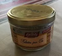 Mängden socker i Rillettes pur oie