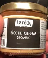 Mängden socker i Bloc de Foie Gras de Canard