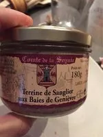 Mängden socker i Terrine de sanglier