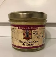 Mängden socker i Bloc de foie gras de canard
