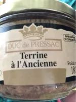 Mängden socker i Terrine À L'ancienne