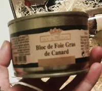 Mängden socker i Bloc de foie gras de canard