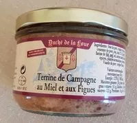 Mängden socker i Terrine de Campagne au miel et aux figues
