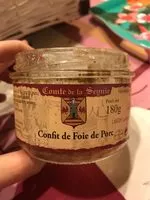 Mängden socker i Confit de foie de porc