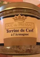 Mängden socker i Terrine de cerf a l'armagnac