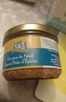 Mängden socker i Terrine de Noël façon pain d'épices