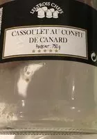 Mängden socker i Cassoulet au confit de canard