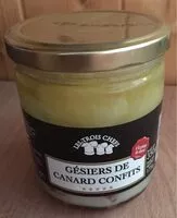 Mängden socker i Gésiers de canard confits