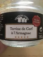 Mängden socker i Terrine de cerf à l'armagnac
