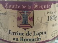 Mängden socker i Terrine de lapin au romarin