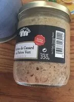 Mängden socker i Terrine de canard au poivre vert