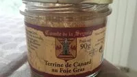 Mängden socker i Terrine de foie gras