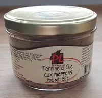 Mängden socker i Terrine d'oie aux marrons