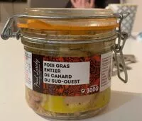 Mängden socker i Foie gras entier de canard du sud ouest