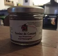 Mängden socker i Terrine de canard aux prunaux et a l'armagnac