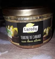 Mängden socker i terrine de canard aux 2 olives