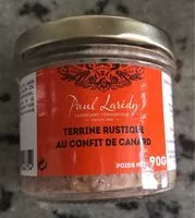 Mängden socker i Terrine rustique au confit de canard