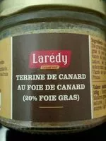 Mängden socker i Terrine de canard au foie de canard