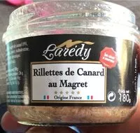 Mängden socker i rillette de canard au magret