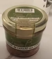 Mängden socker i TERRINE de CANARD aux CEPES
