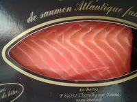 Mängden socker i Coeur de filet de saumon atlantique fumé