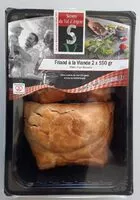 Mängden socker i Friands a la viande