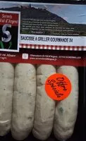 Mängden socker i Saucisse à griller gourmande