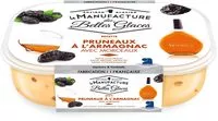 Mängden socker i Glace à l'Armagnac avec morceaux de pruneaux macérés à l'Armagnac
