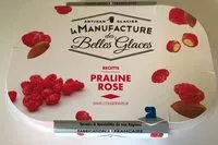 Mängden socker i Crème glacée à la praline rose