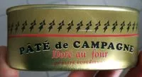 Mängden socker i 200G Terrine Campagne Doree Au Four