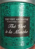 Mängden socker i Thé vert à la menthe