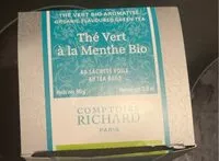 Mängden socker i Thé vert à la menthe bio