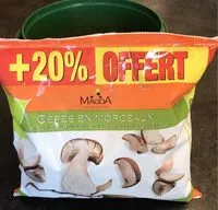 Mängden socker i Cepes en morceaux