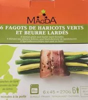 Mängden socker i Fagots de haricots verts et beurre lardes
