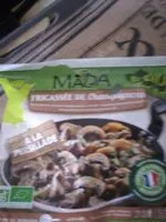 Mängden socker i Fricassée de champignons à la persillade