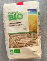Mängden socker i Penne Rigate semi-complets