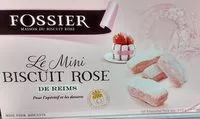 Mängden socker i Biscuit Rose Mini 110G X12 !car Fossier