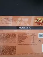 Mängden socker i Cake aux fruits confits
