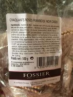 Mängden socker i Craquants roses framboise noir